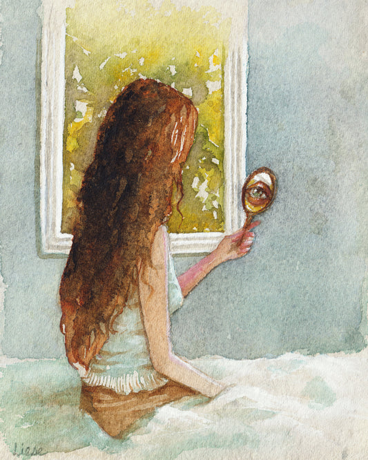 Original Framed Painting - Reflection