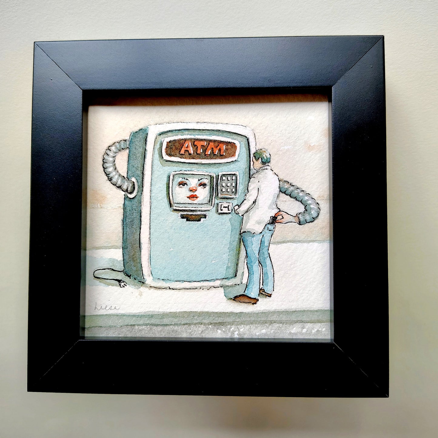 Original Framed Painting-Payday
