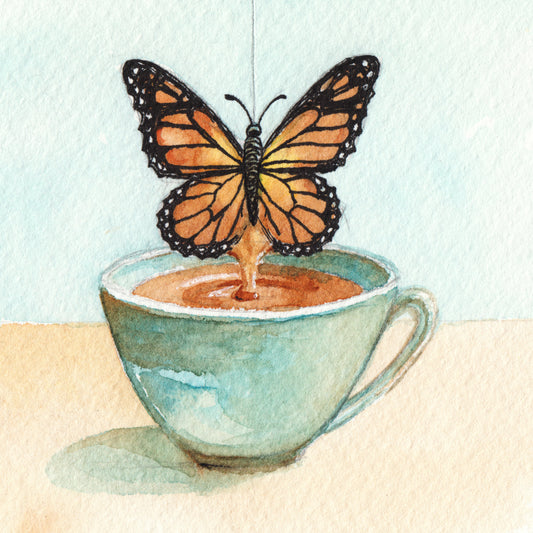 Original Framed Painting-Brewing Beauty