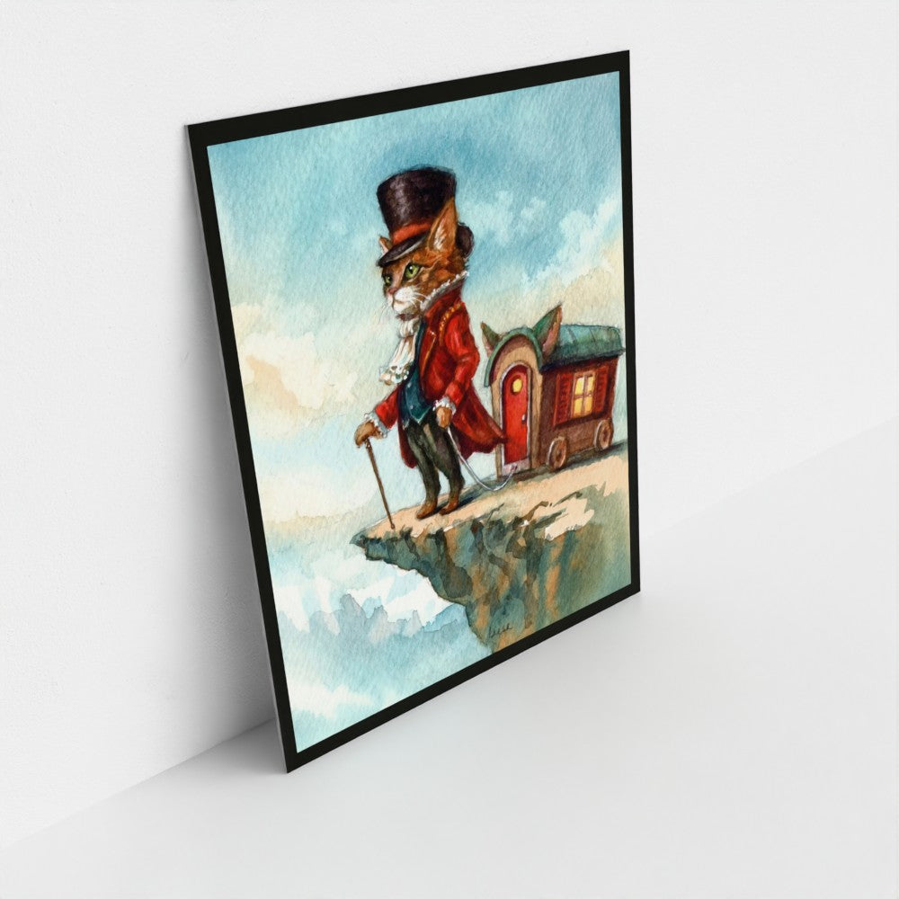The Edge of Elsewhere- Augmented Reality Print- Interactive Art for Your Home