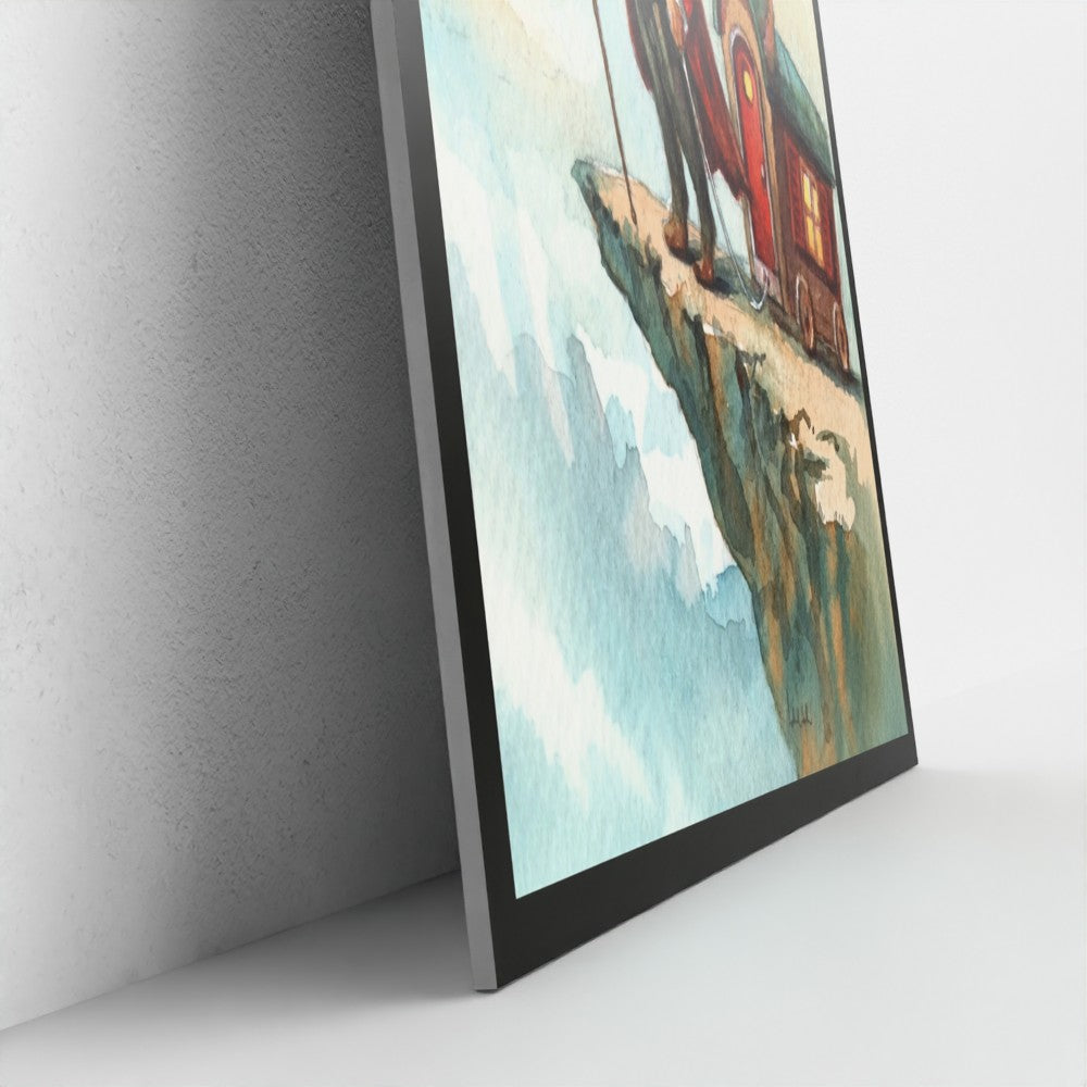 The Edge of Elsewhere- Augmented Reality Print- Interactive Art for Your Home