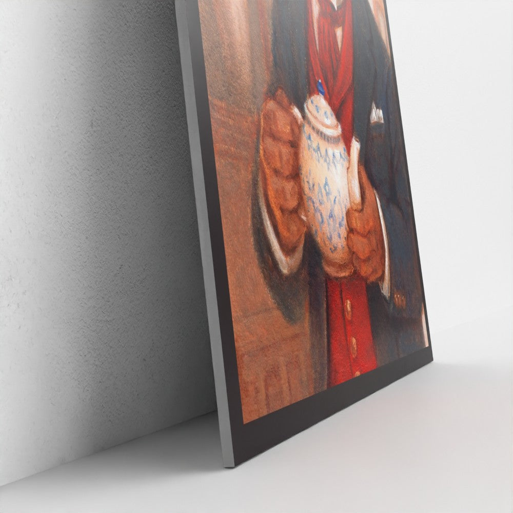 Mr. Oxley Buys a Teapot- Augmented Reality Print- Interactive Art for Your Home