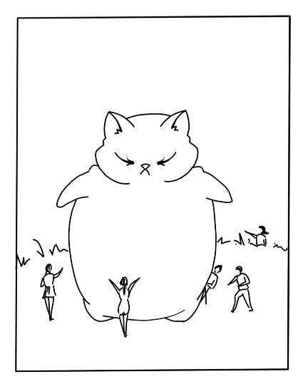 Coloring Page Download-The Overlords-Cat Edition