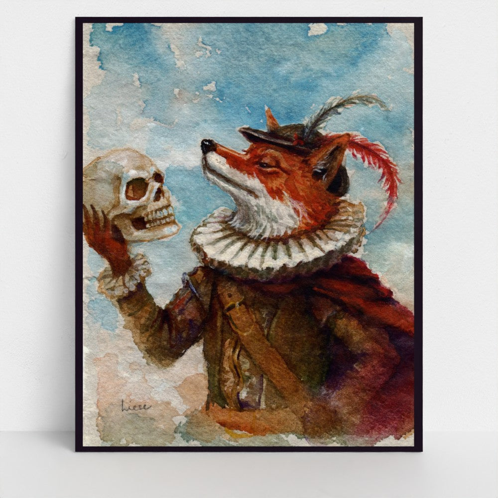 Poor Yorick Augmented Reality Print- Interactive Art for Your Home