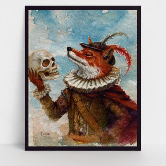 Poor Yorick Augmented Reality Print- Interactive Art for Your Home