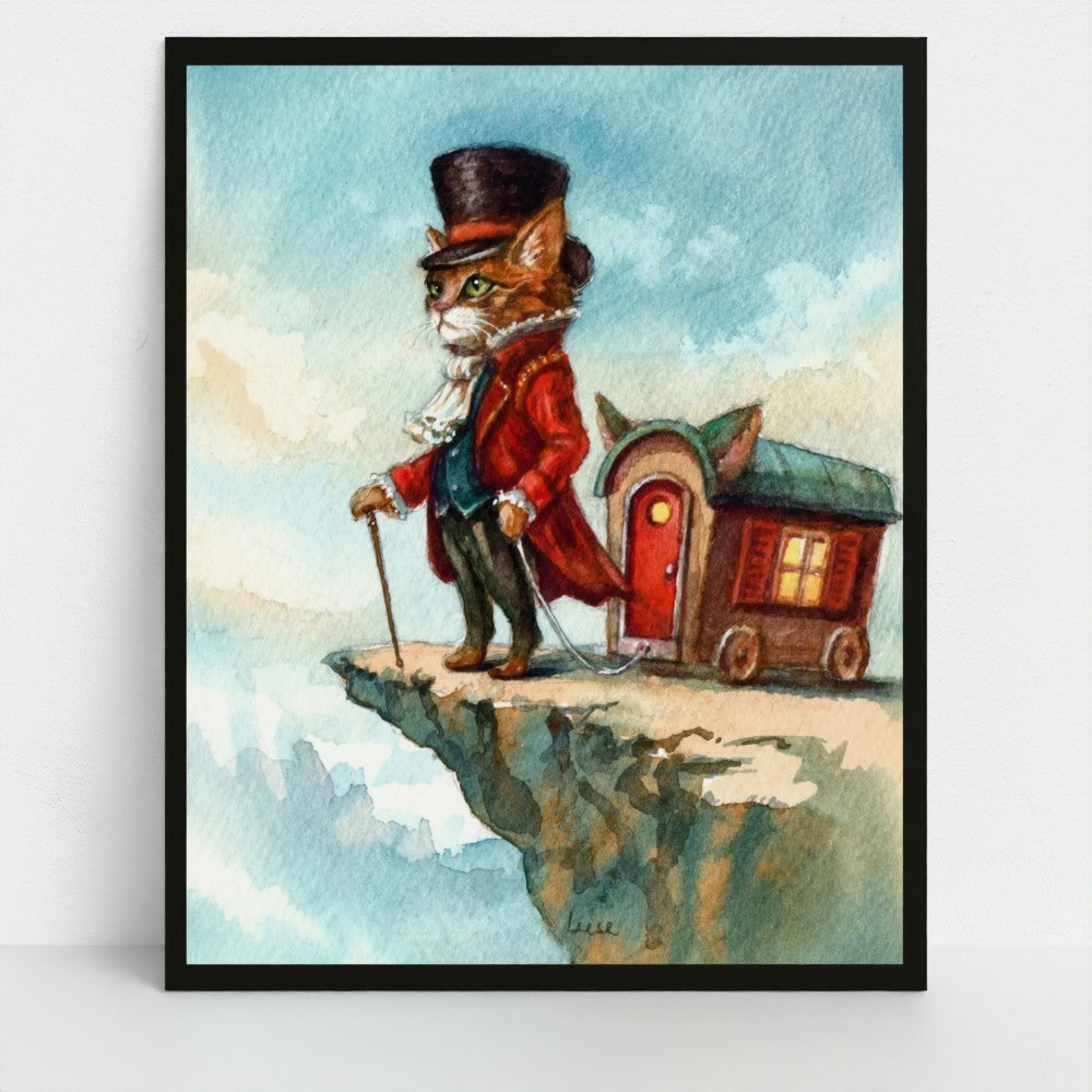 The Edge of Elsewhere- Augmented Reality Print- Interactive Art for Your Home