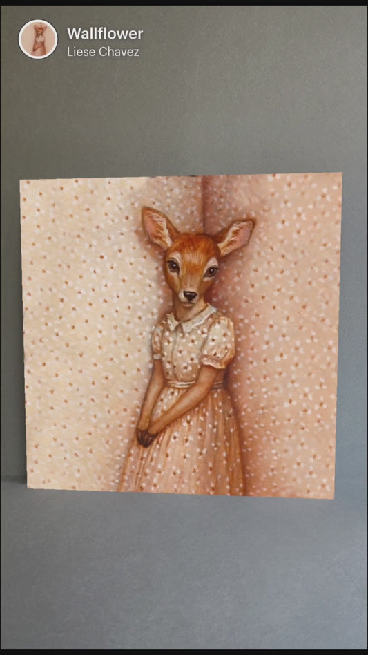 Wallflower- Augmented Reality Print- Interactive Art for Your Home