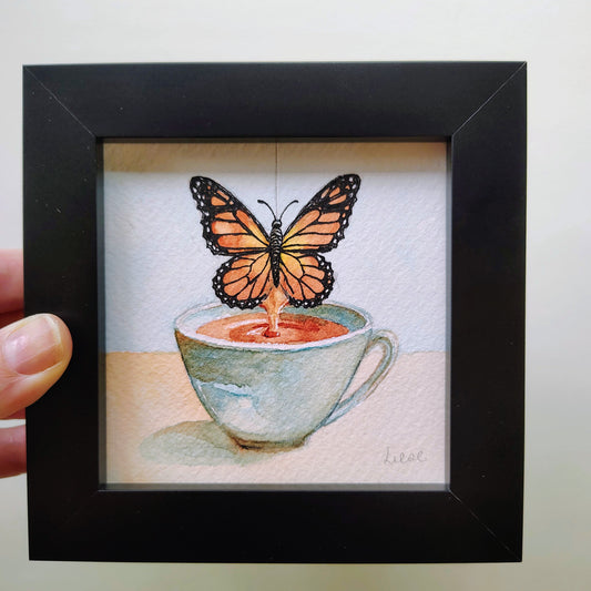 Original Framed Painting-Brewing Beauty