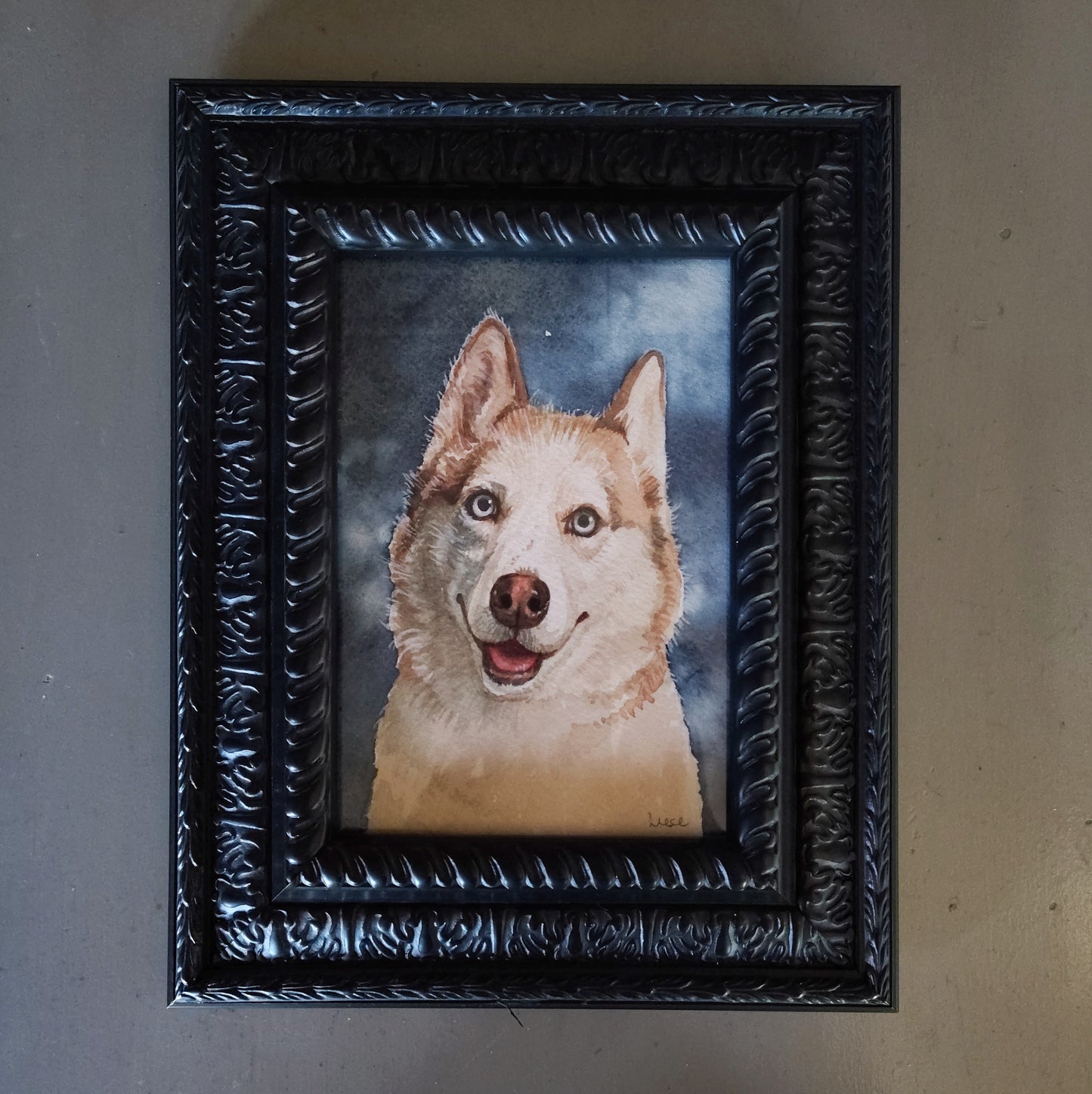 Invitation Only-Custom Portrait of the Pet Who Owns You- 5x7 inch watercolor
