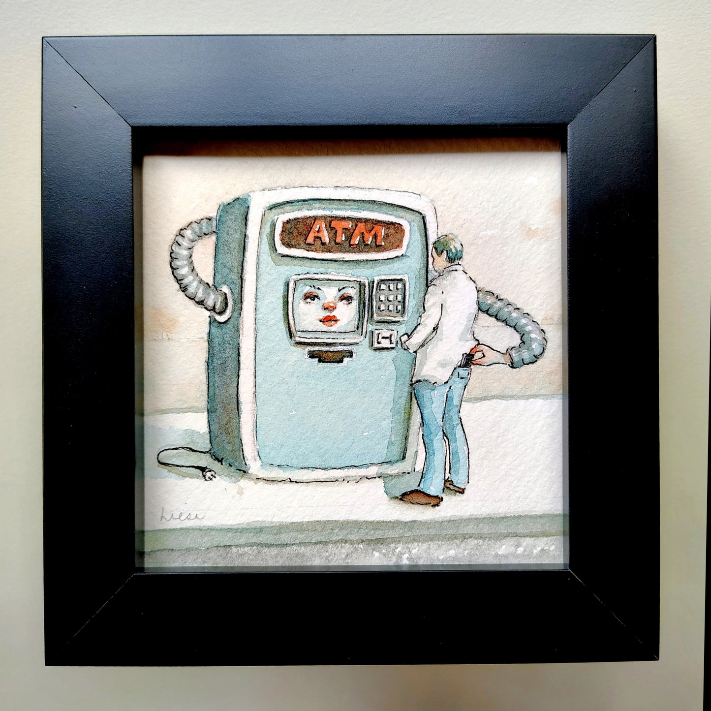 Original Framed Painting-Payday