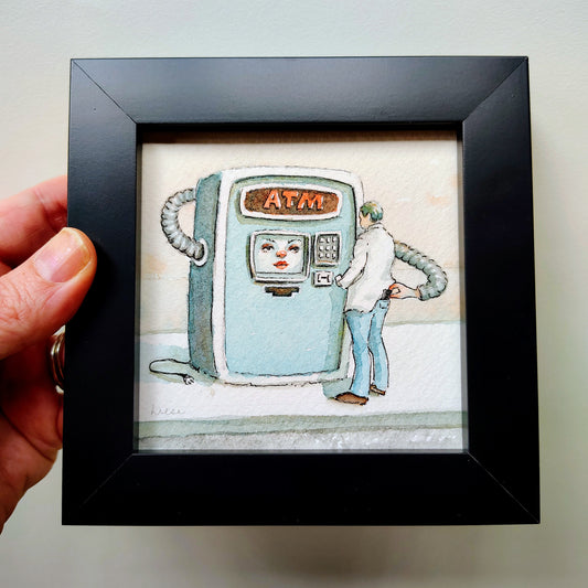 Original Framed Painting-Payday