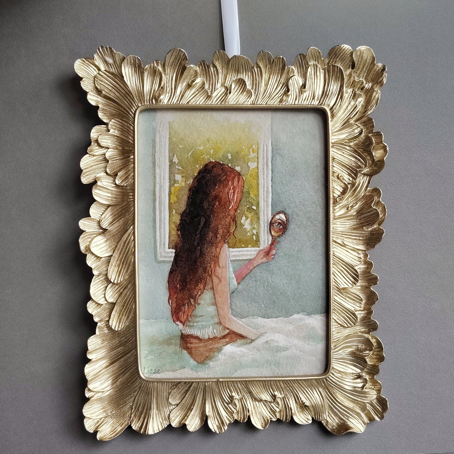 Original Framed Painting - Reflection