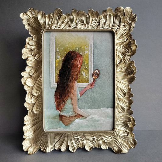 Original Framed Painting - Reflection