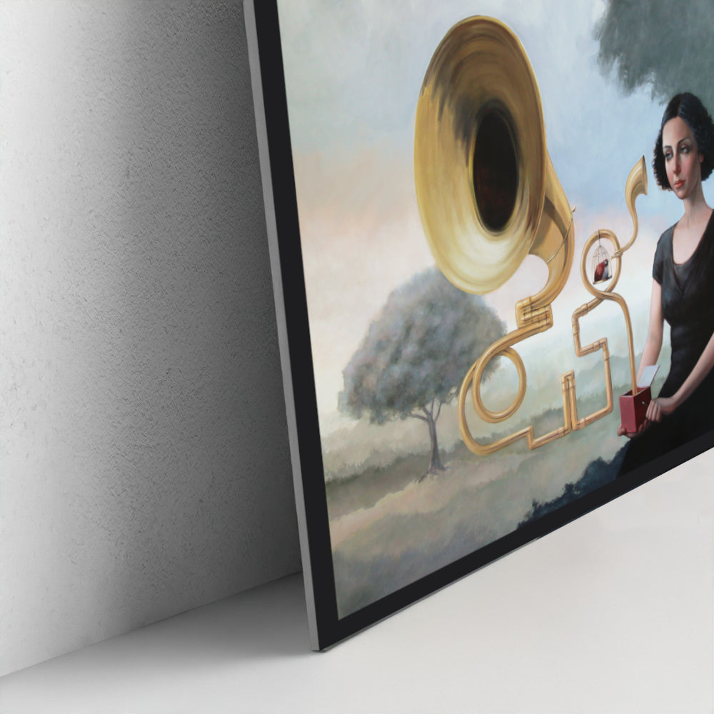 The Music Box- Augmented Reality Print- Interactive Art for Your Home