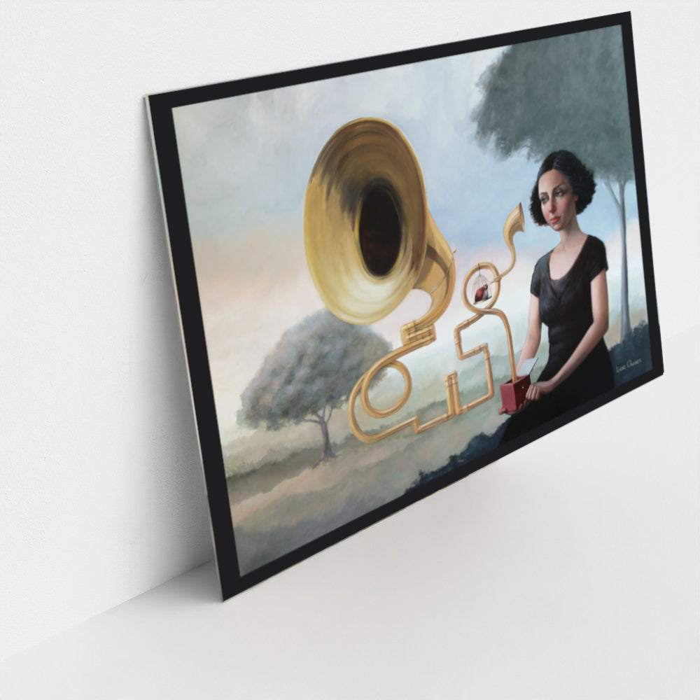 The Music Box- Augmented Reality Print- Interactive Art for Your Home